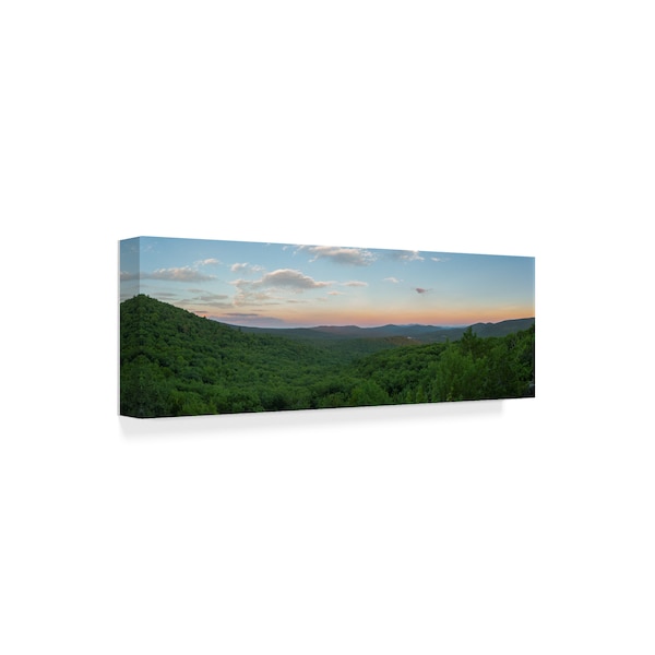Brenda Petrella Photography Llc 'Sunset On Smarts Mountain' Canvas Art,8x24